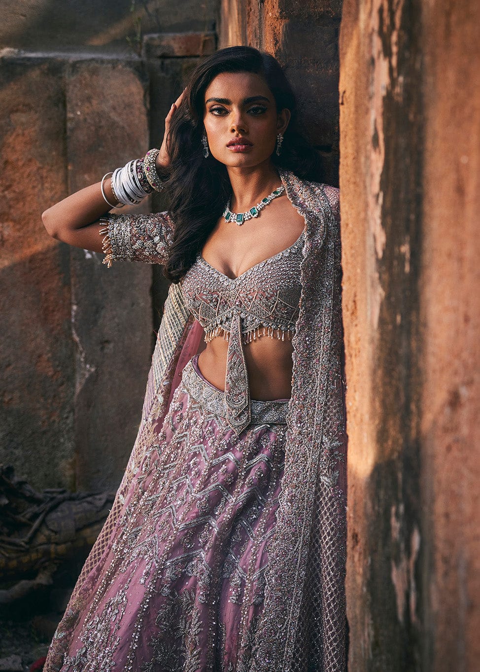 Blush Pink Vase of Plenty Lehenga