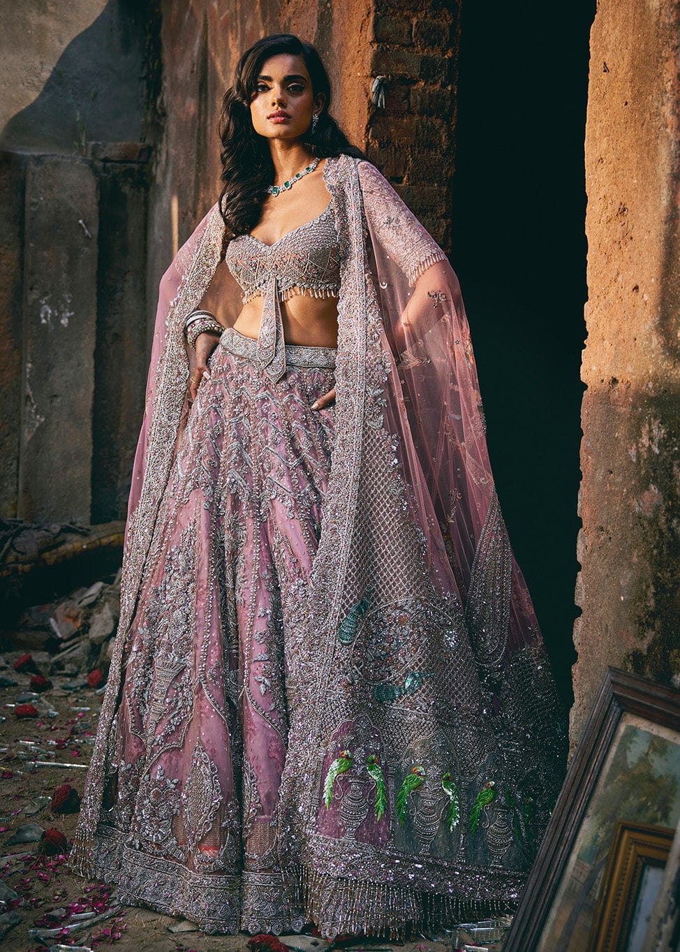 Blush Pink Vase of Plenty Lehenga