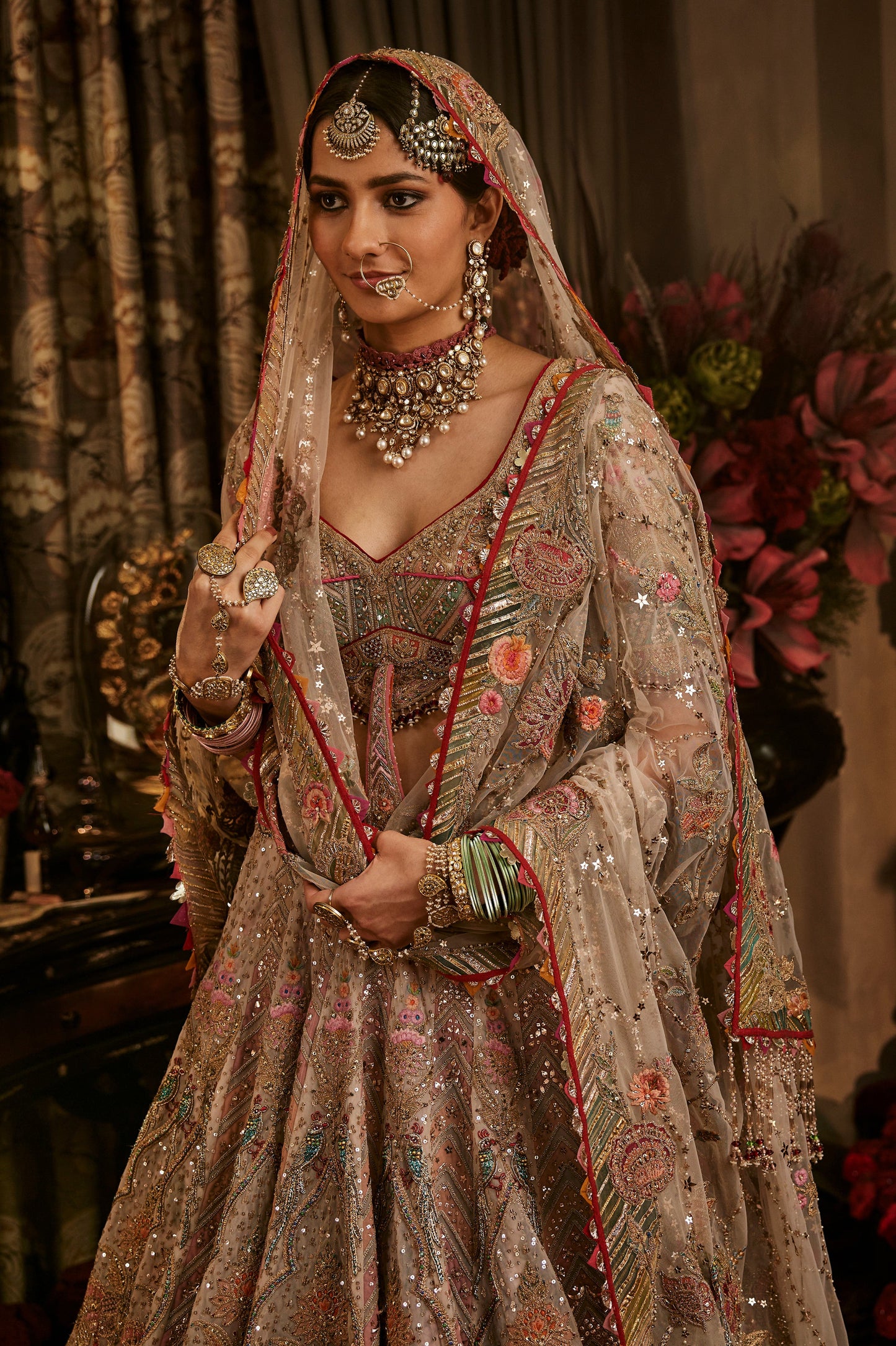 Pale Blush Pink lehenga
