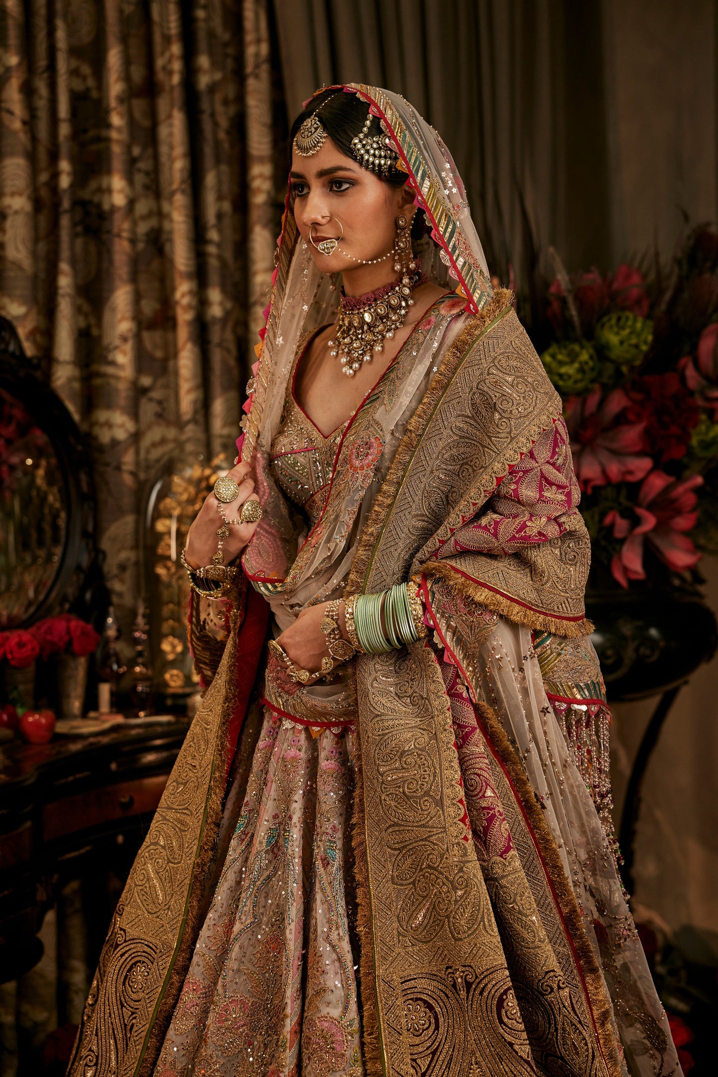 Pale Blush Pink lehenga