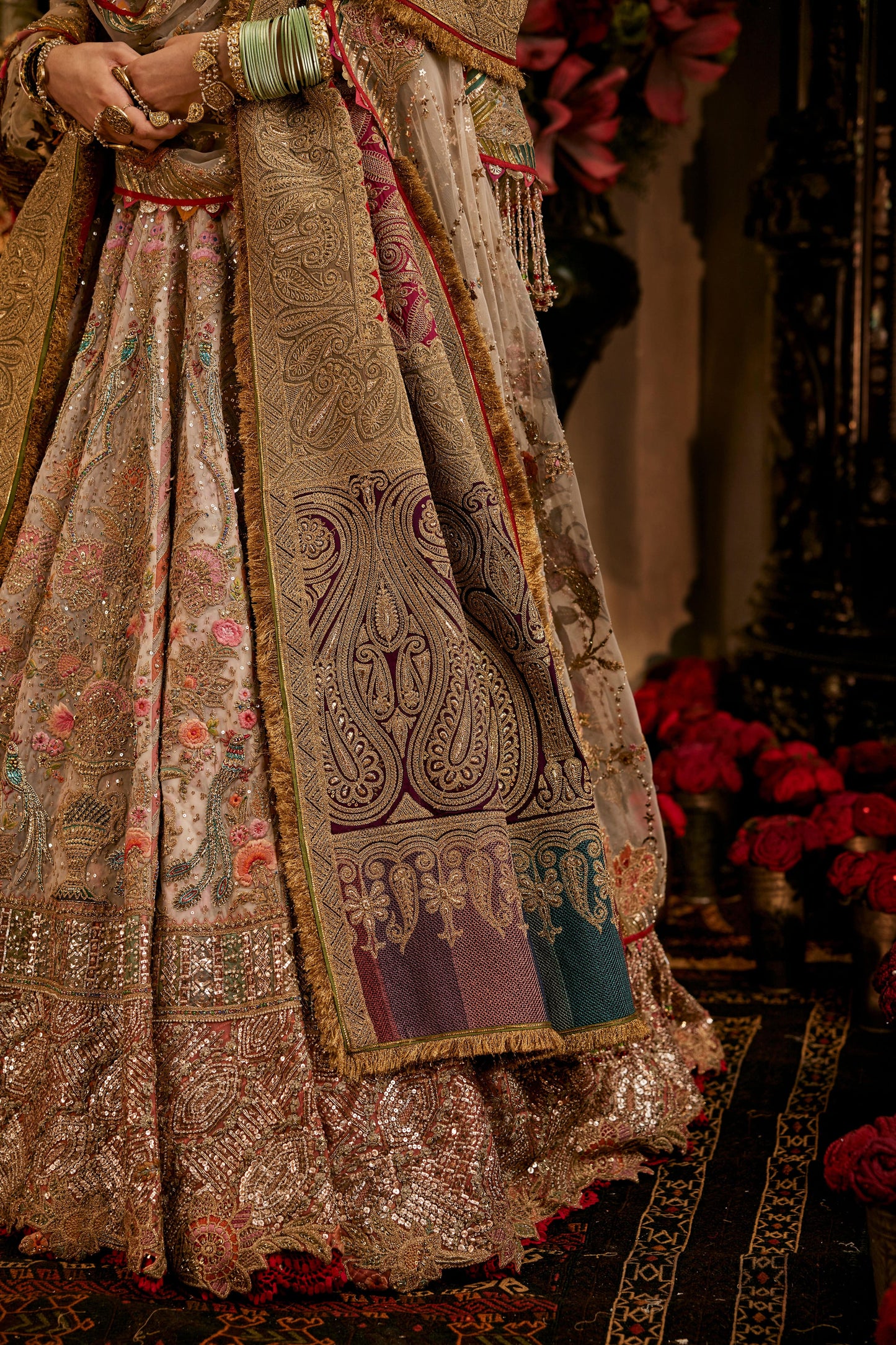 Pale Blush Pink lehenga