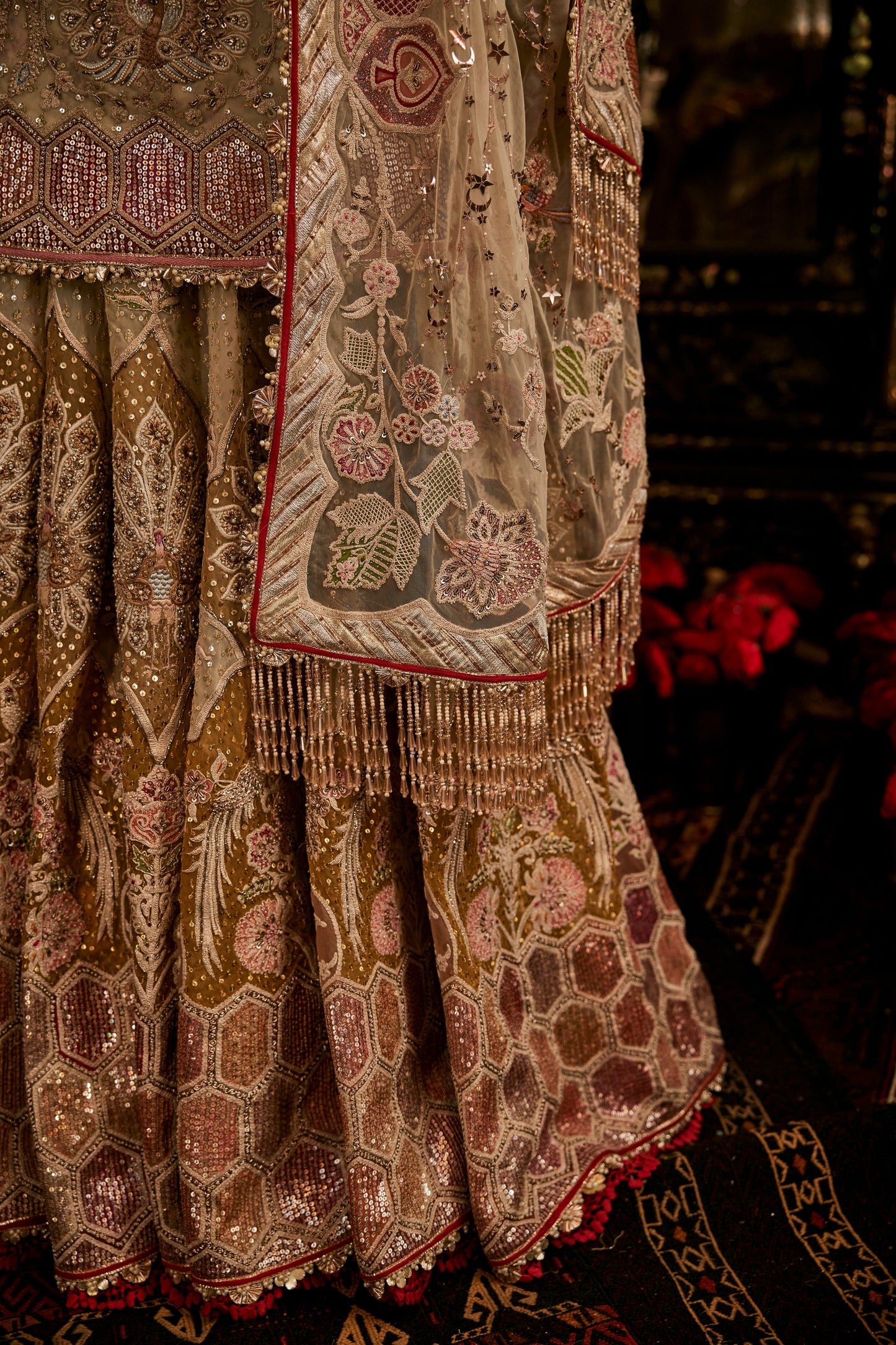 Ivory Chintz Sharara