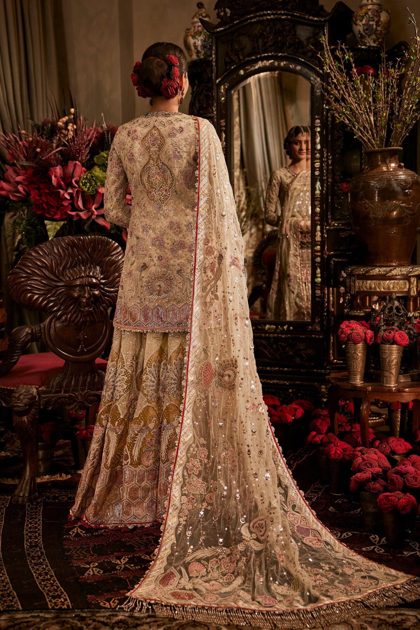 Ivory Chintz Sharara