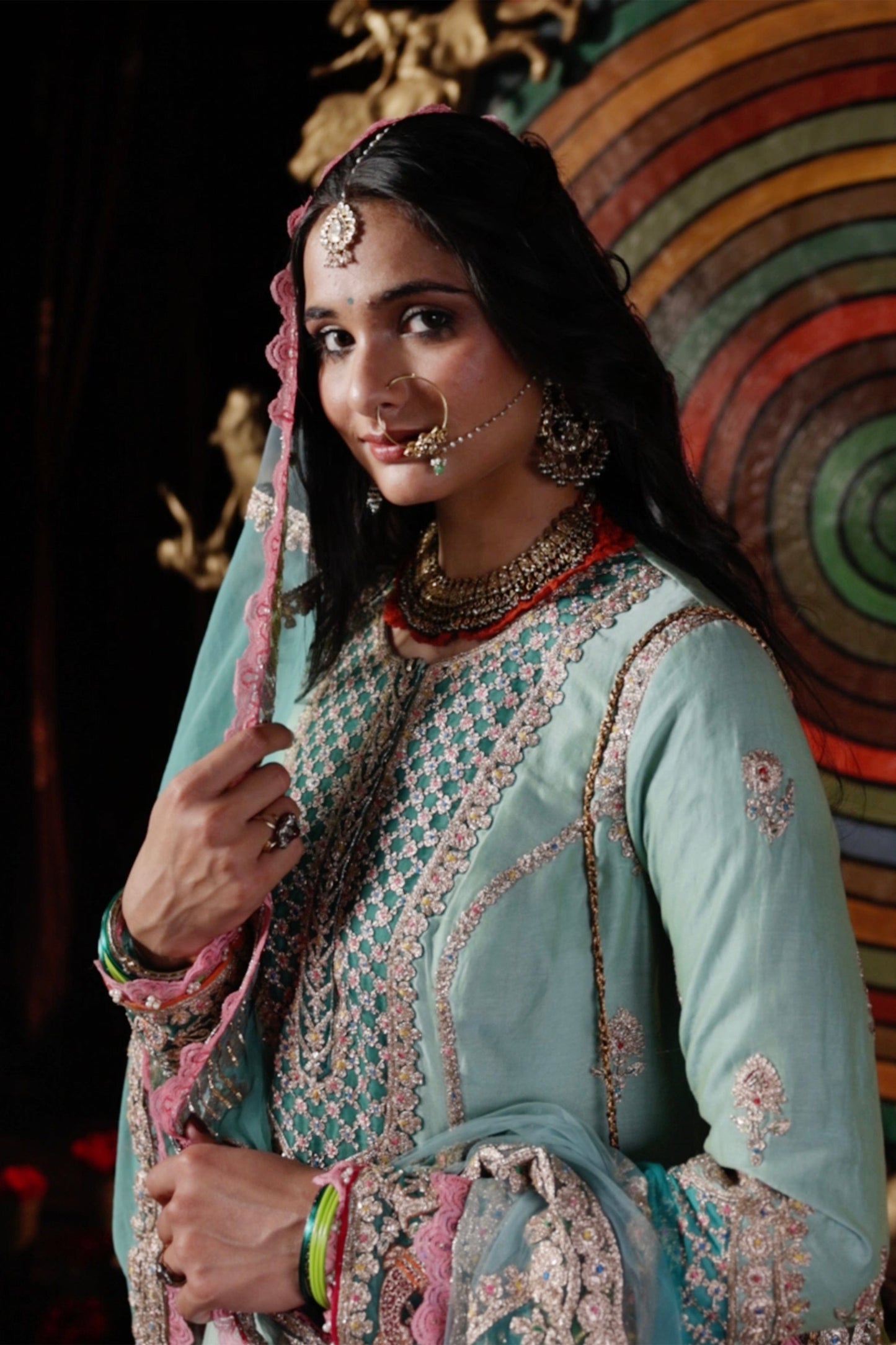 Pale Blue Kalidar Set