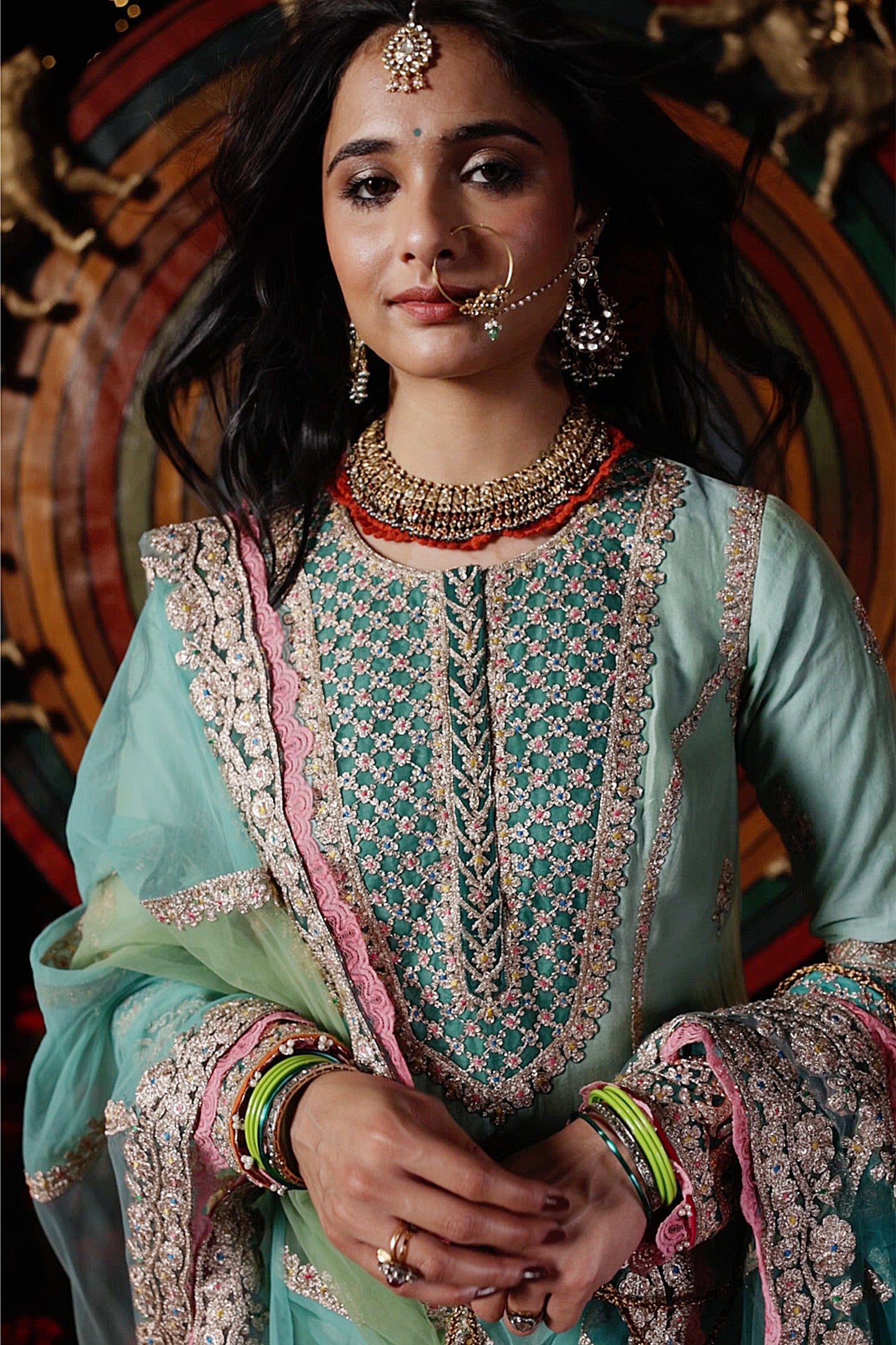 Pale Blue Kalidar Set