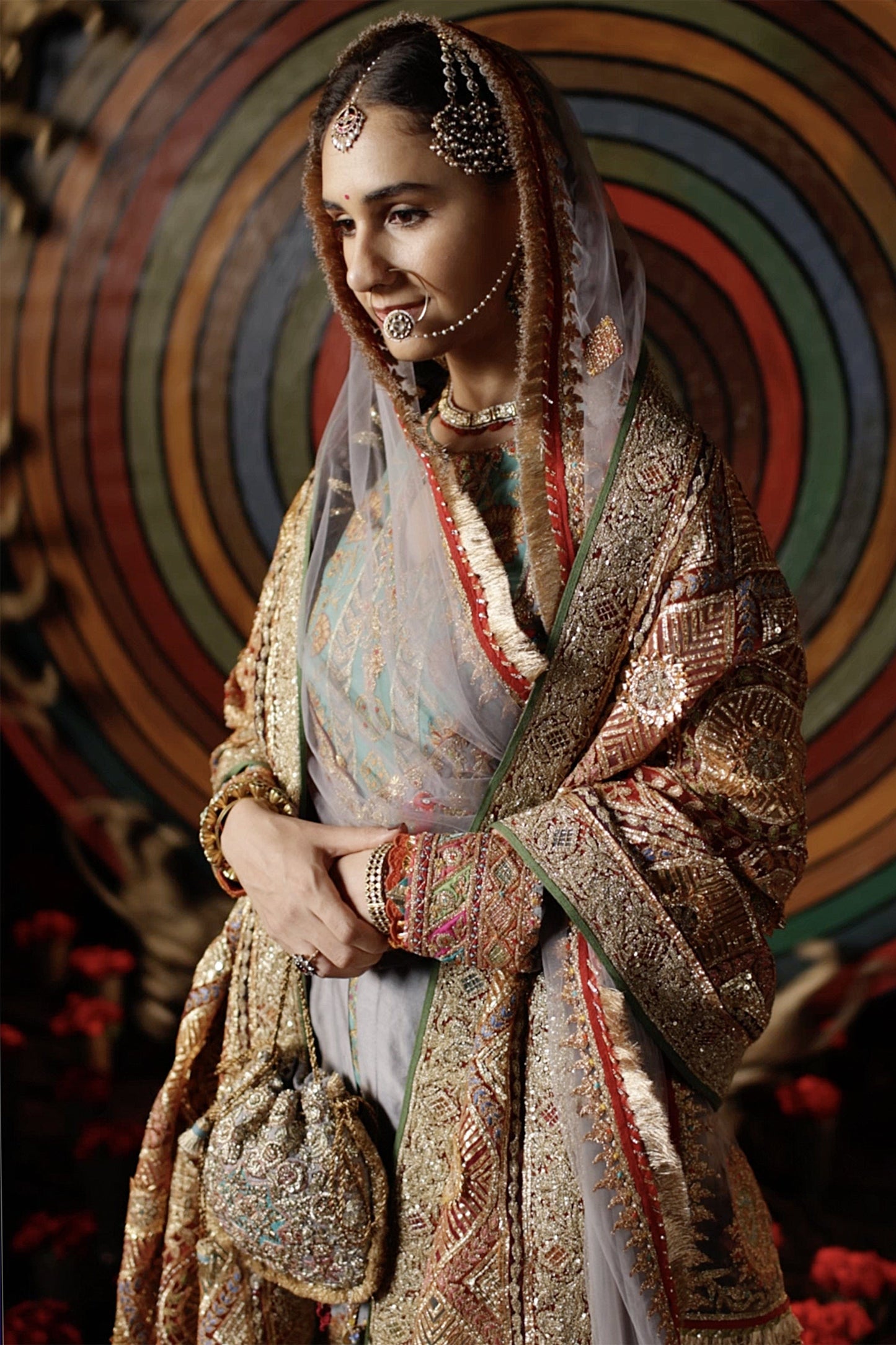 Dove Grey Gharara Set