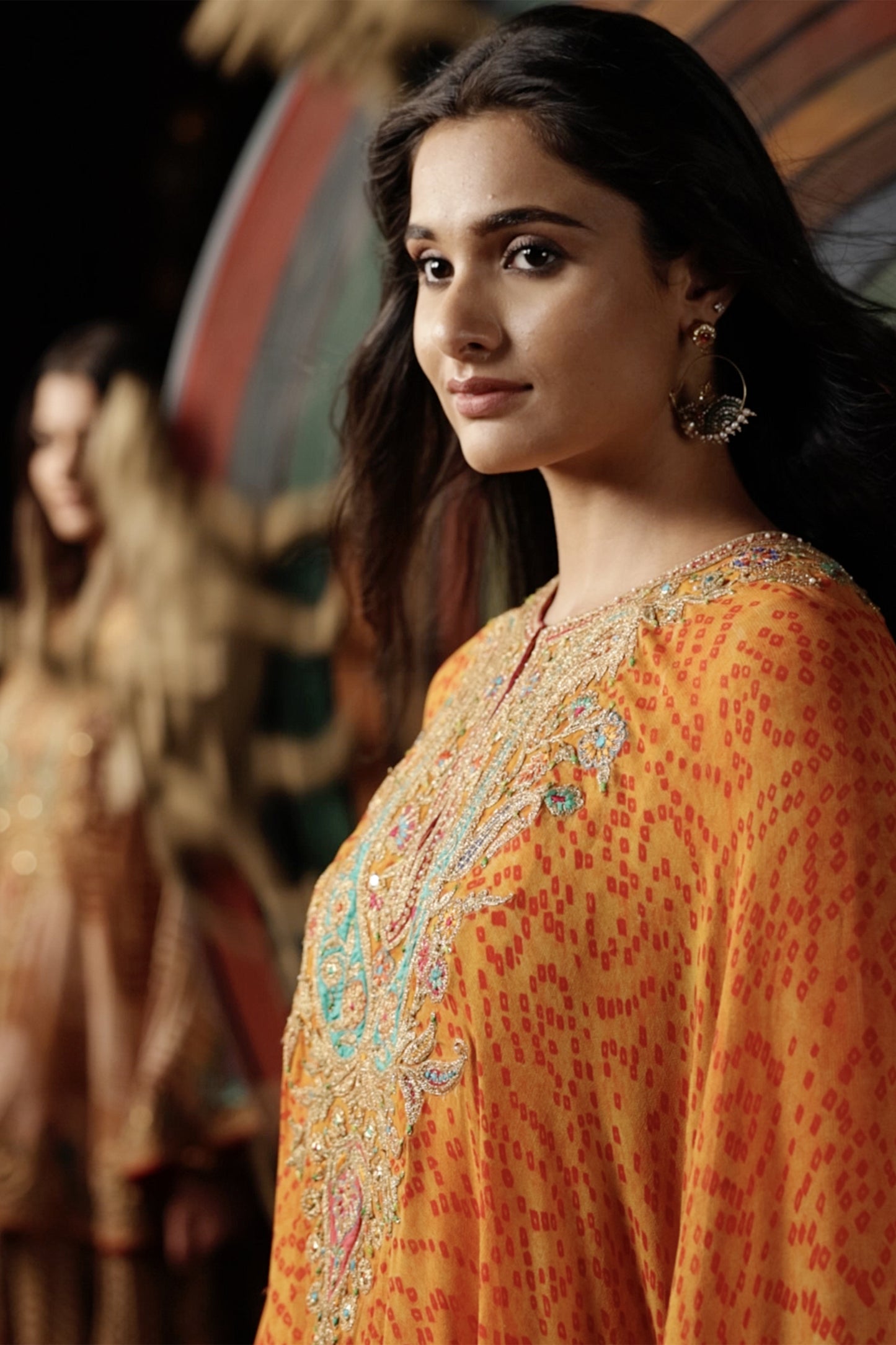 Orange Kalidar-Capelet