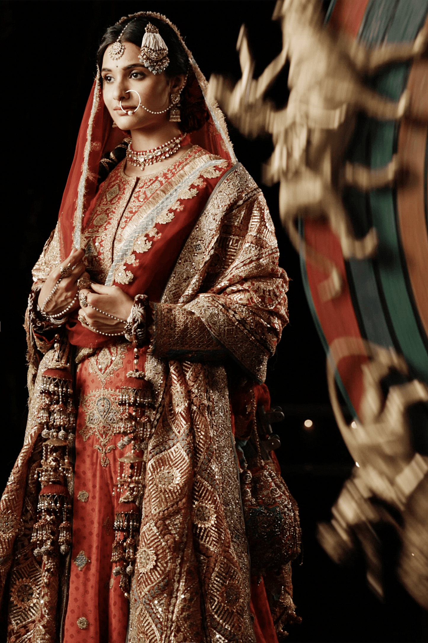 Coral Double Layer Sharara