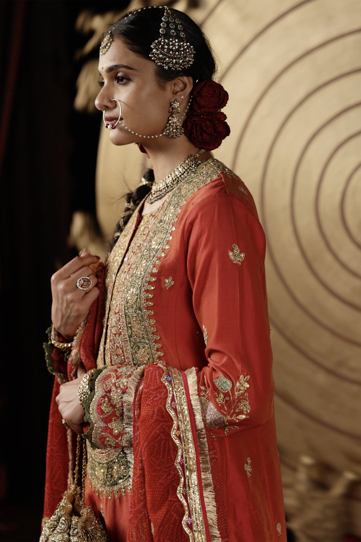 Russet Silk Kurta