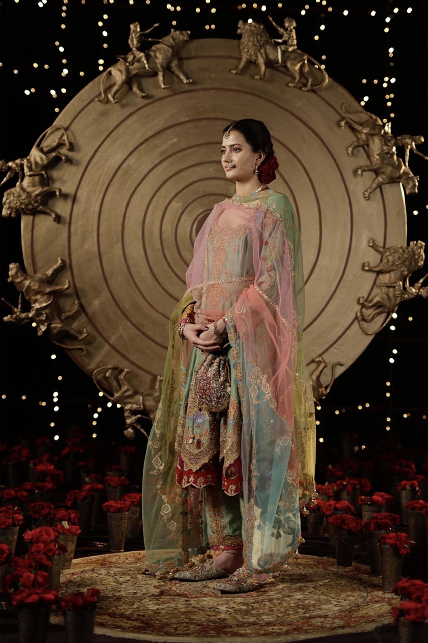 Pistachio Green Kalidar Set