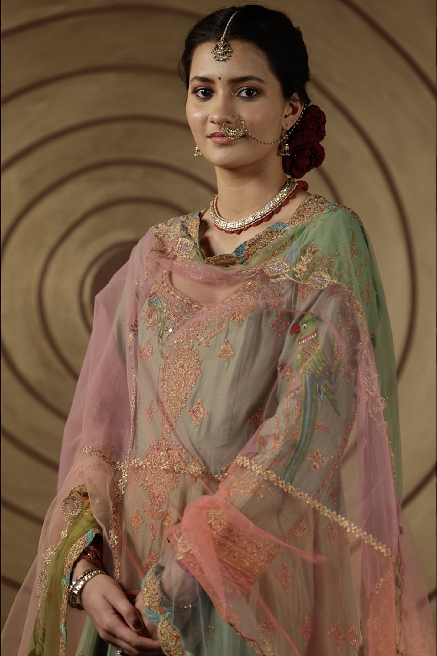 Pistachio Green Kalidar Set