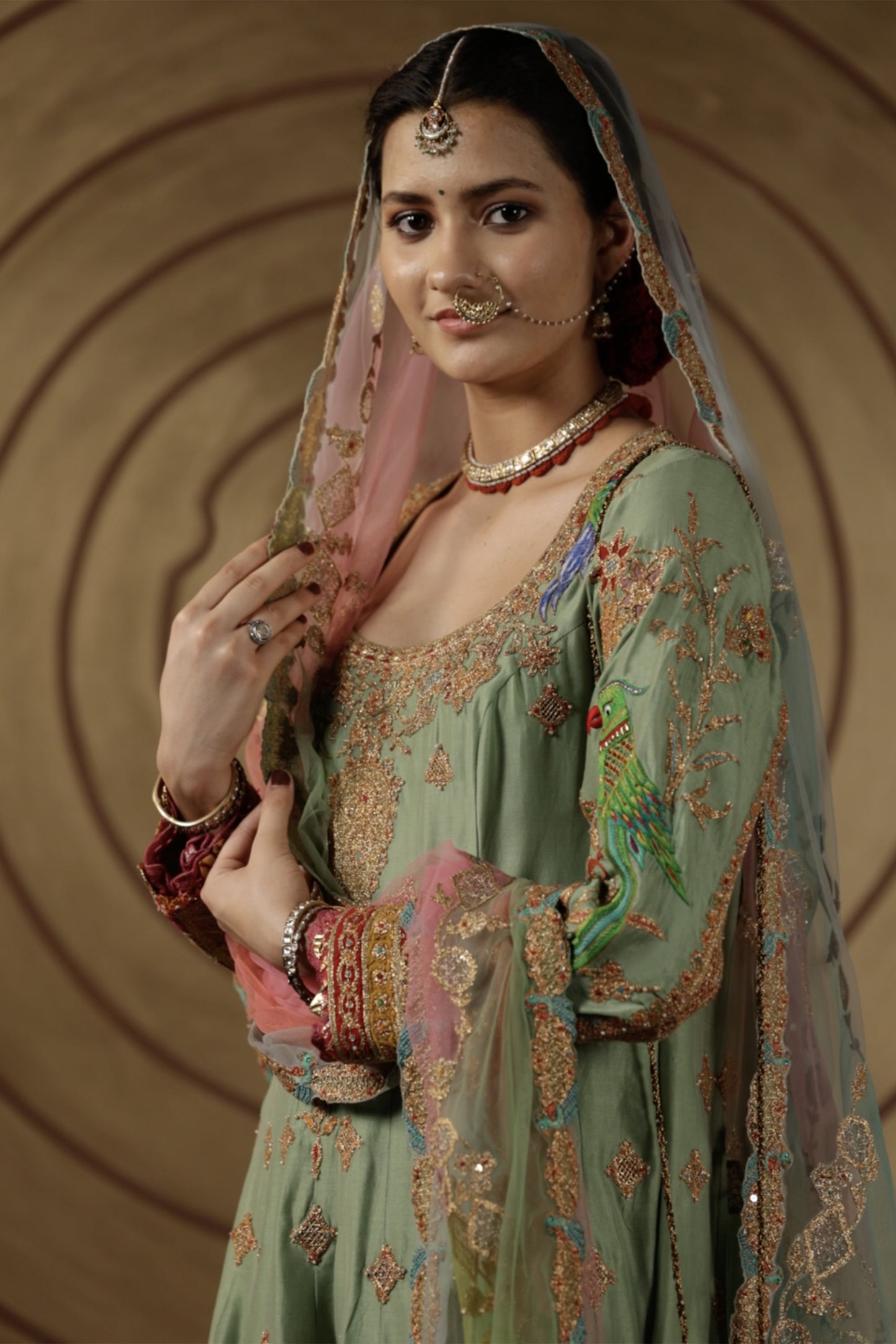 Pistachio Green Kalidar Set