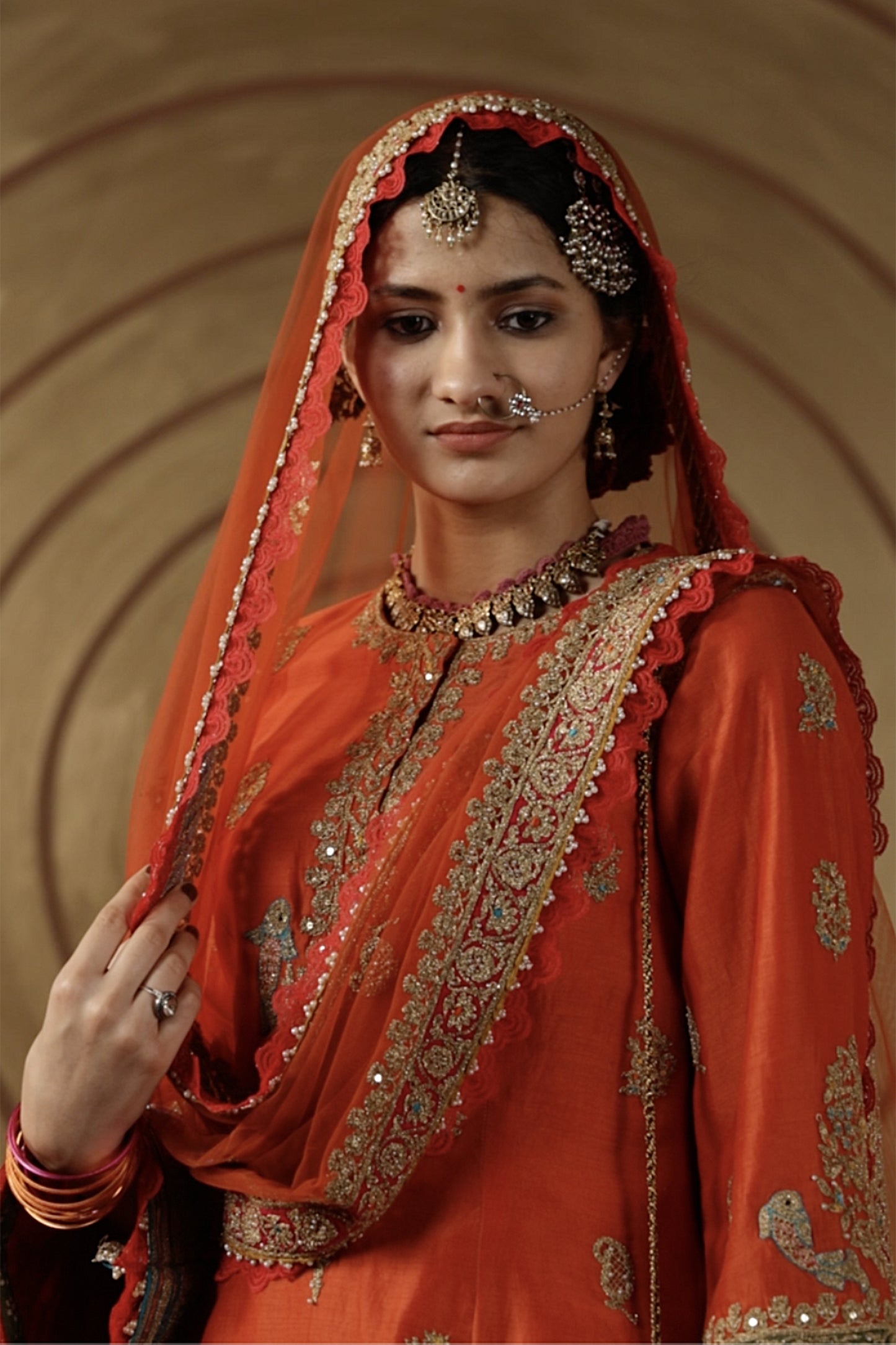 Russet Silk Kurta