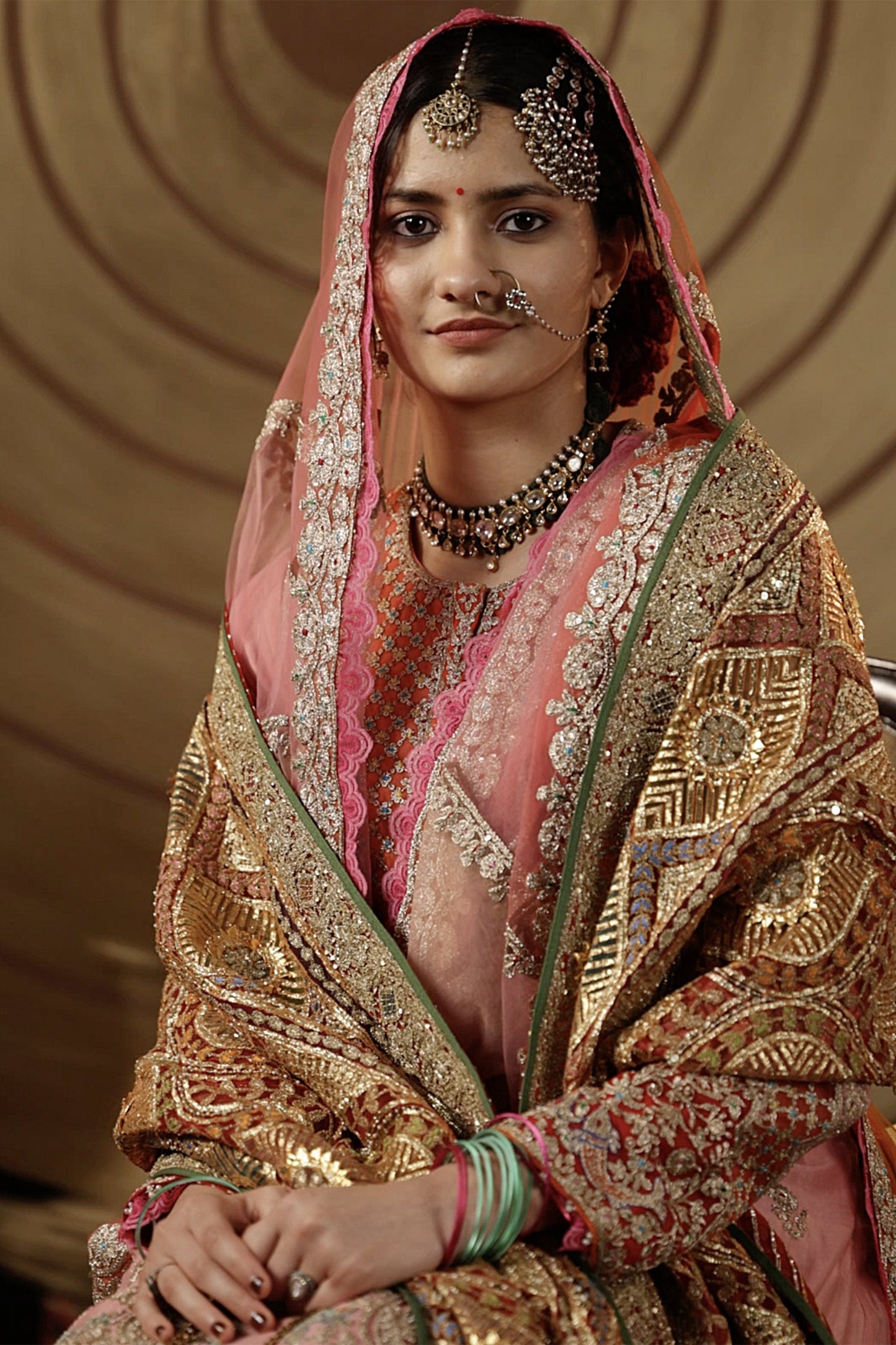 Carnation Pink Kalidar Set