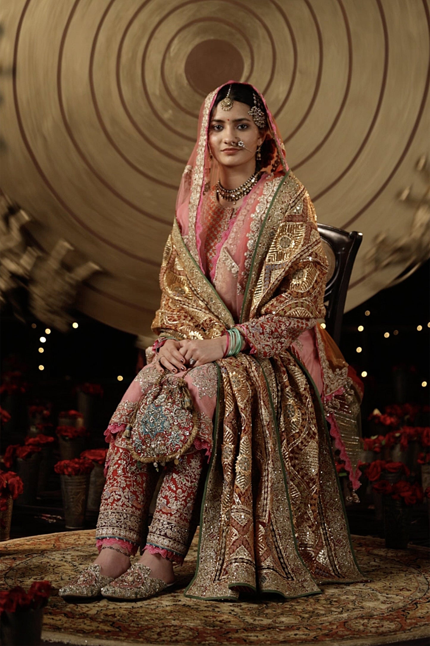 Carnation Pink Kalidar Set