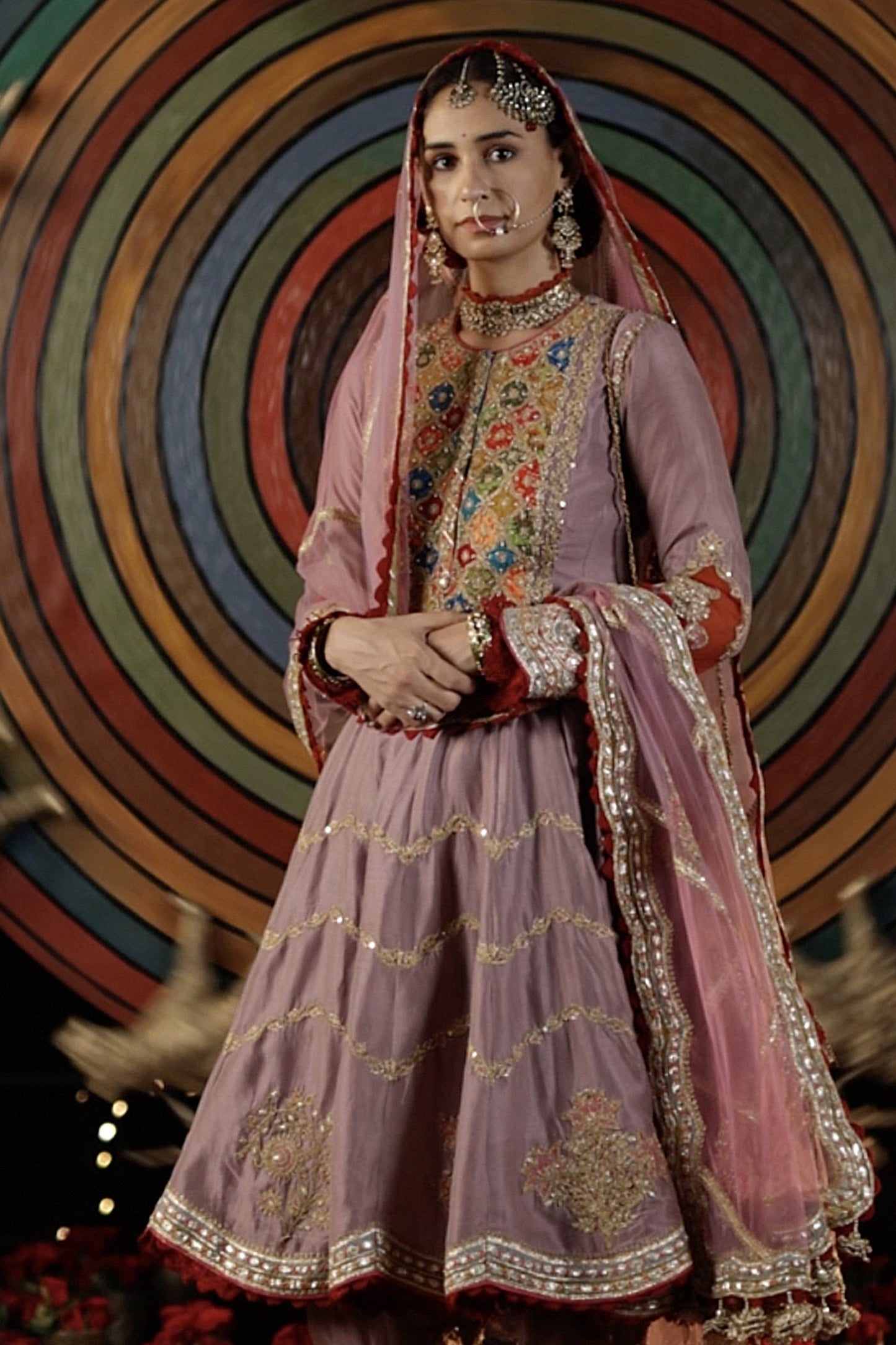 Earthy Lilac Kalidar Set