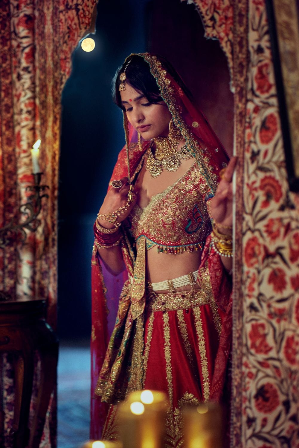 Red Lehenga set
