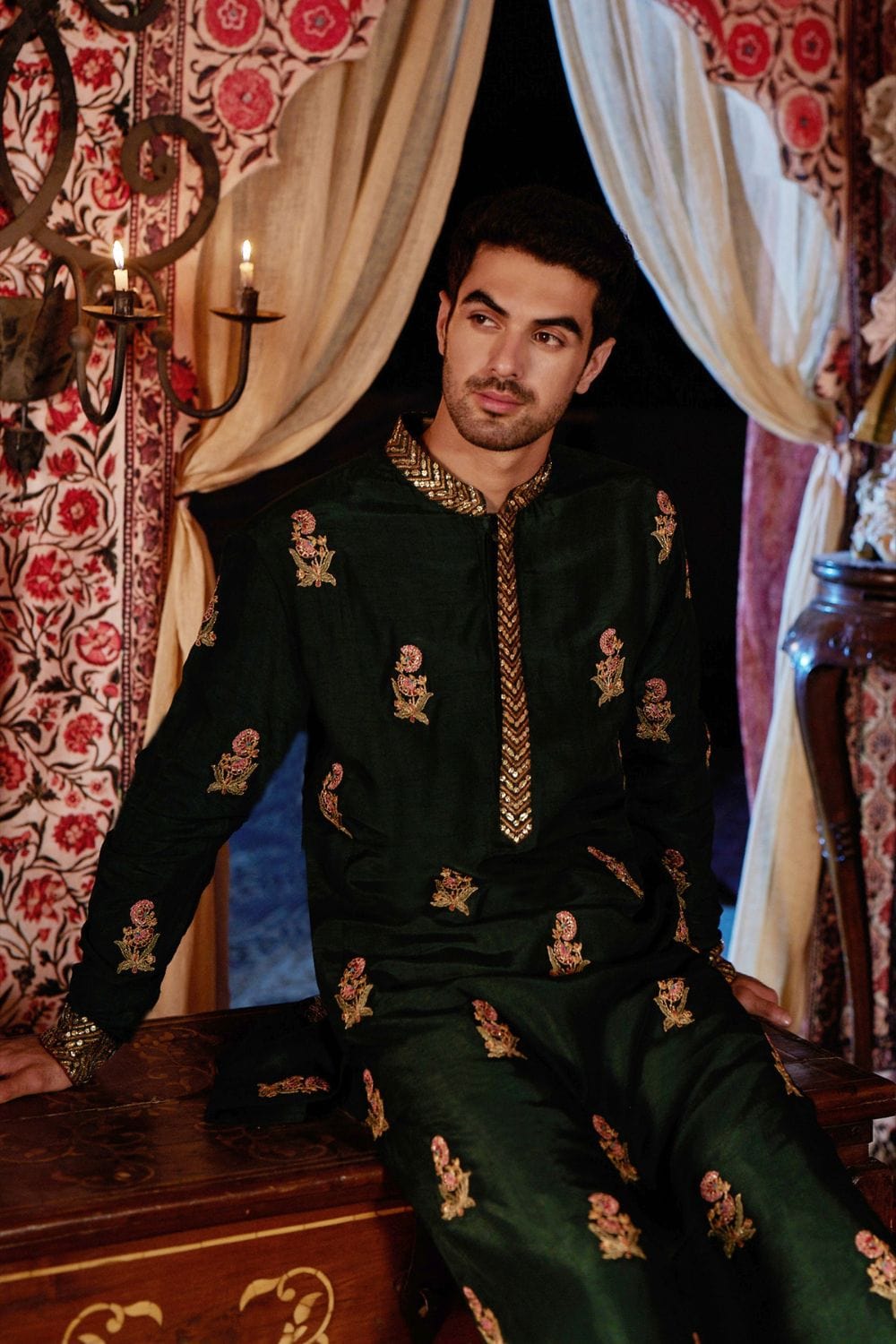 Deep Green Kurta Set