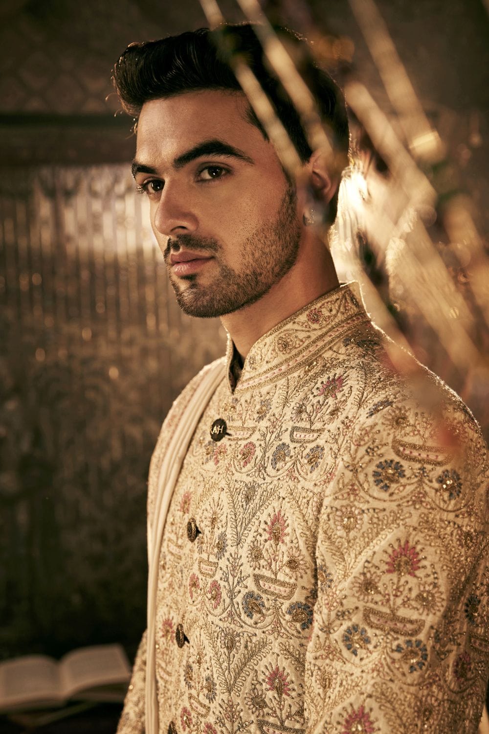 Ivory Sherwani Set