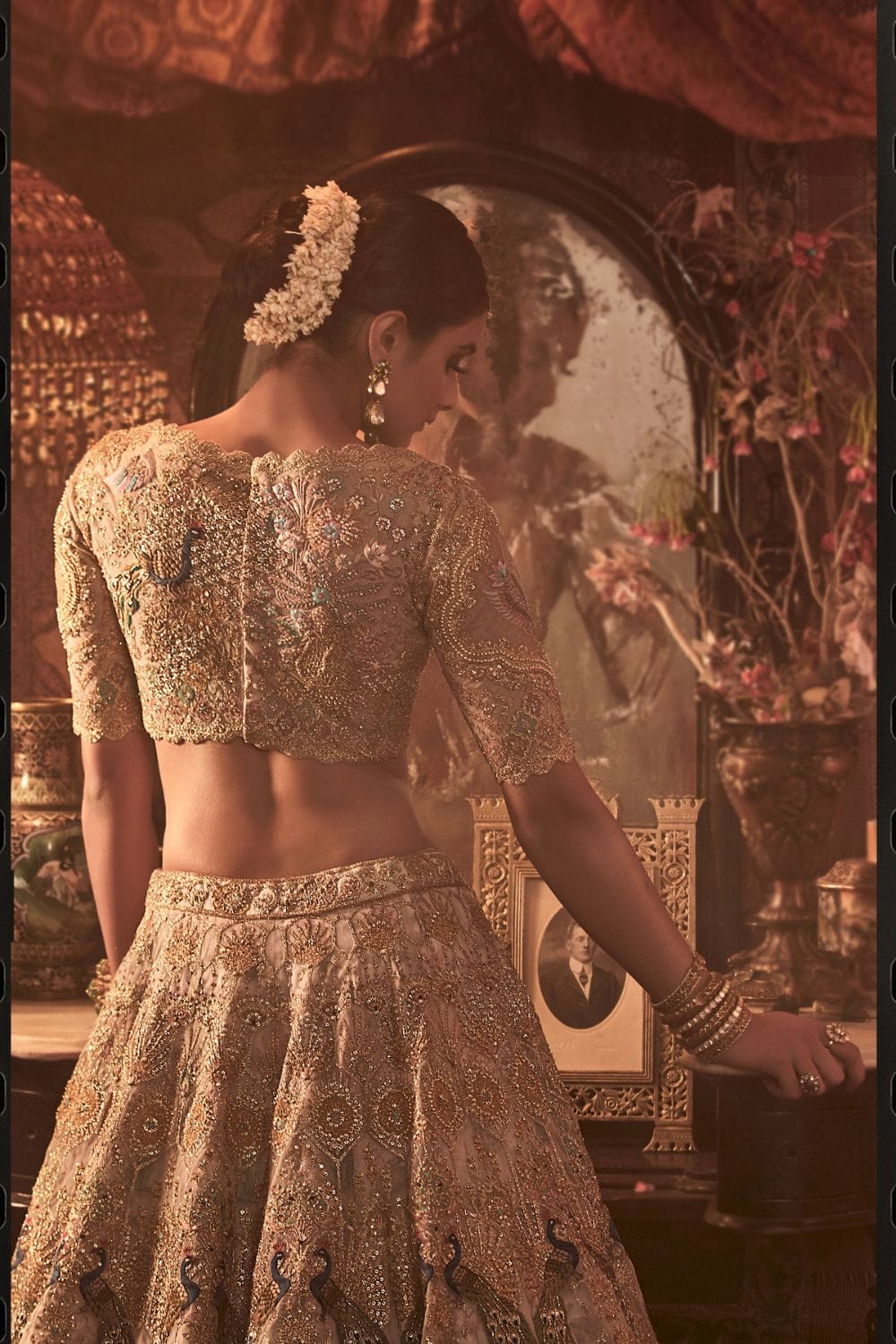 Carnation pink Lehenga Set