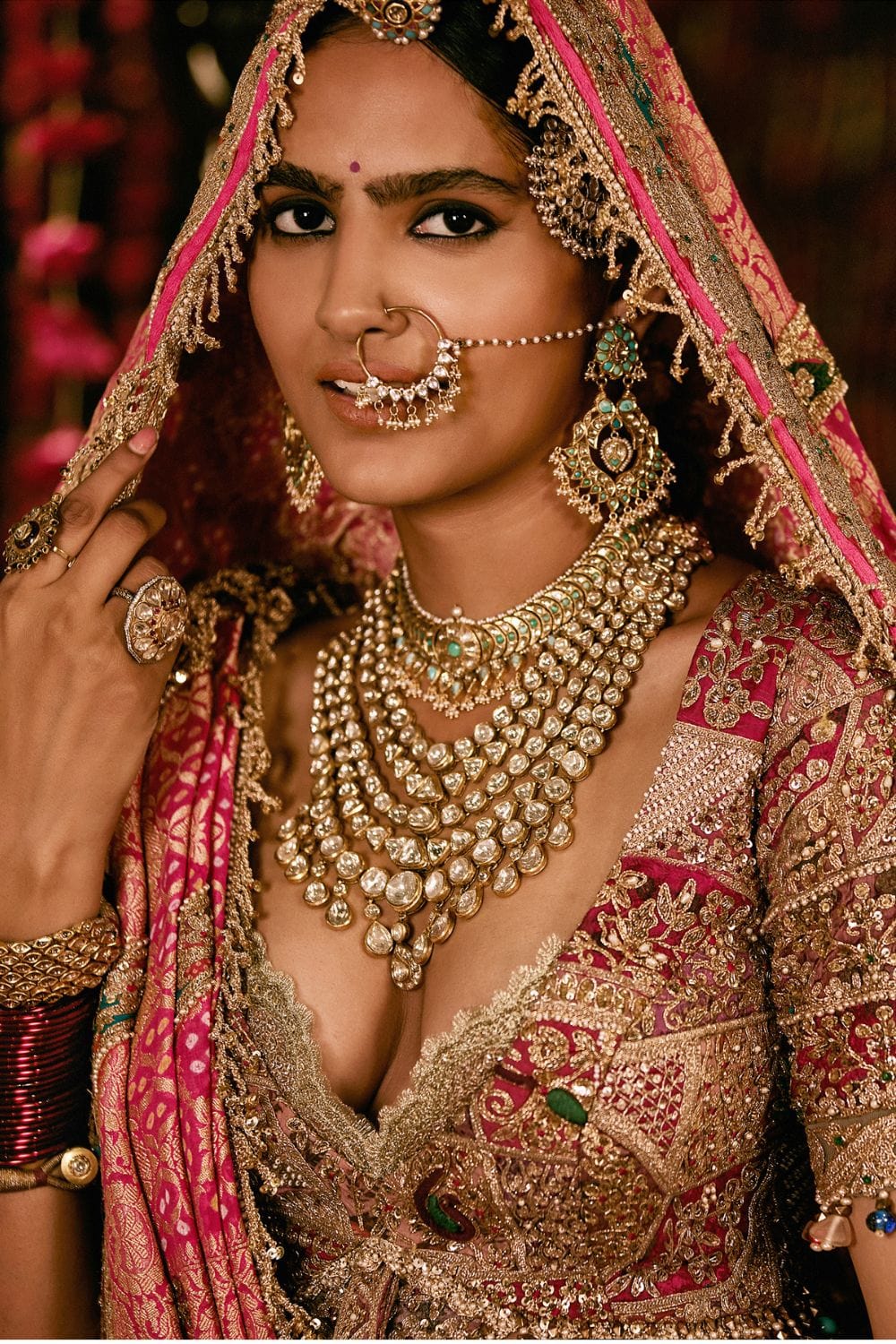 Orange Lehenga Set