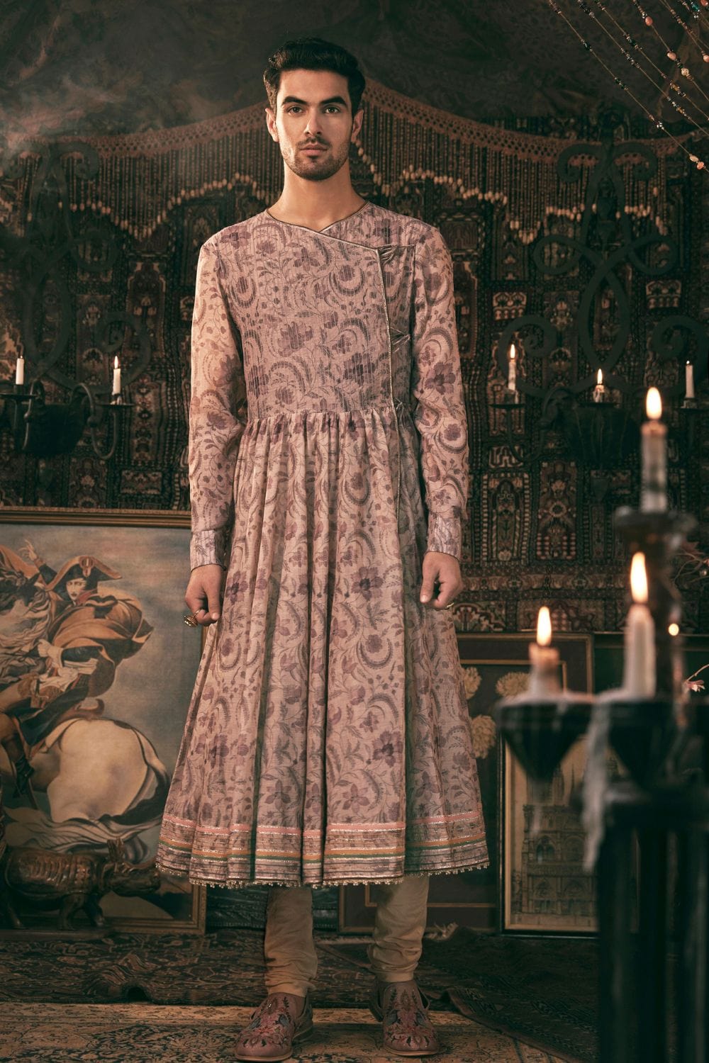 Lilac Sherwani Set