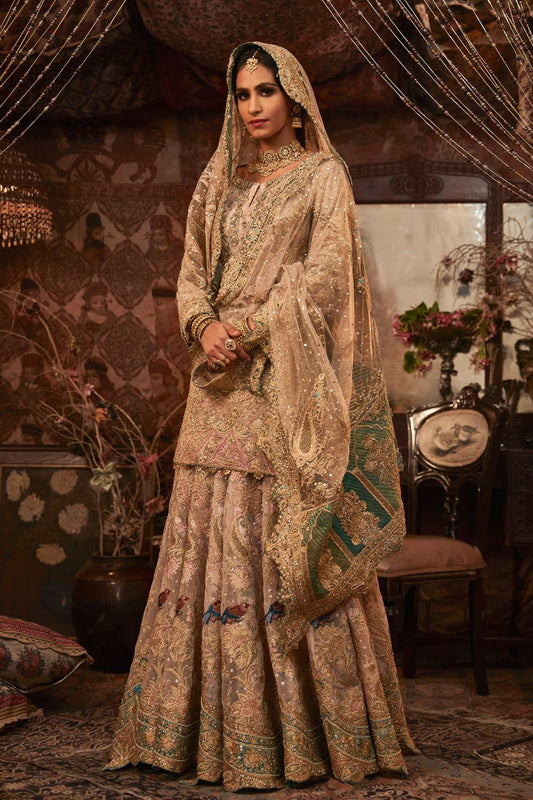 Pale Pink Sharara Set