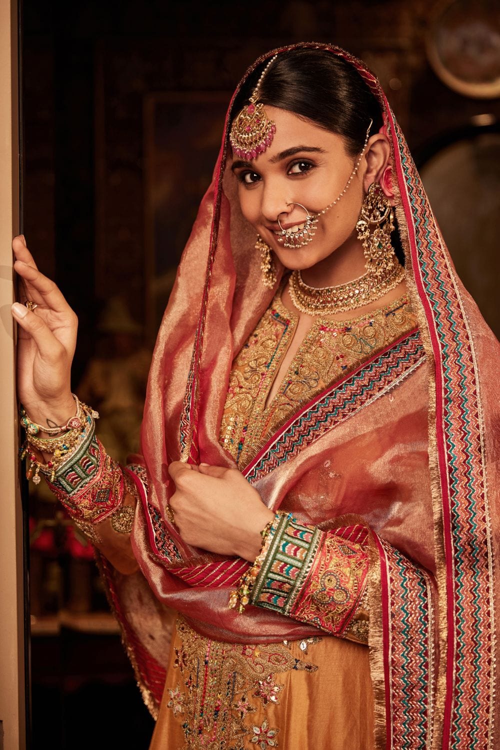 Mustard kalidar set