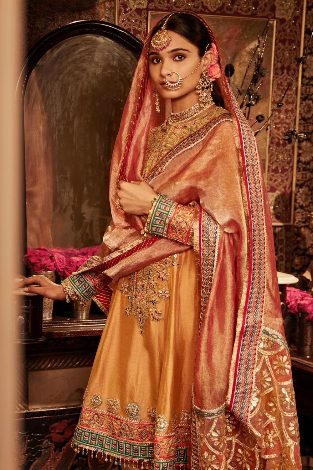 Mustard kalidar set