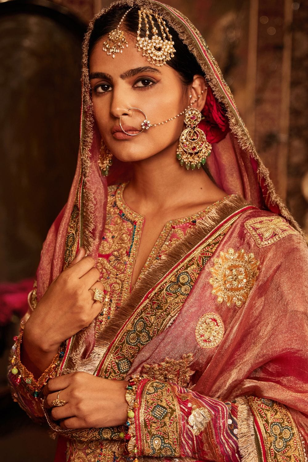 Rani Pink kalidar set