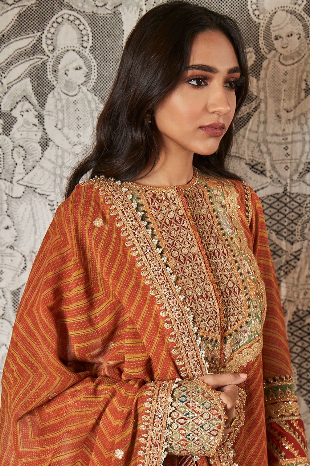 Russet kurta set