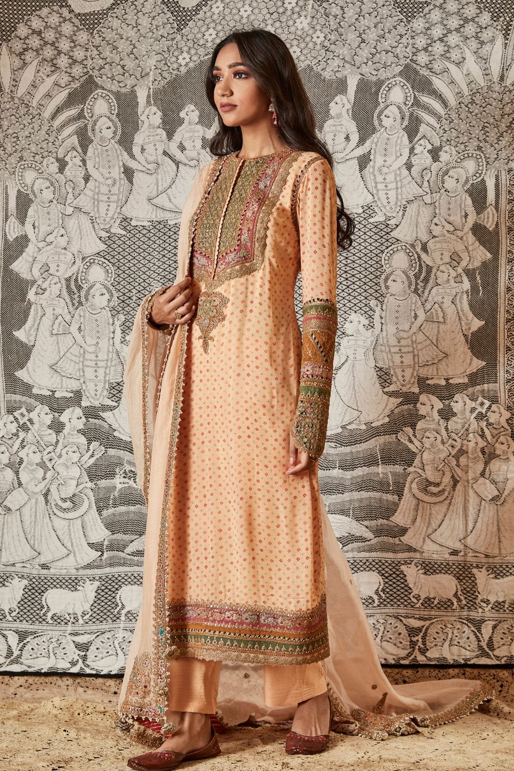 Butterscotch kurta set