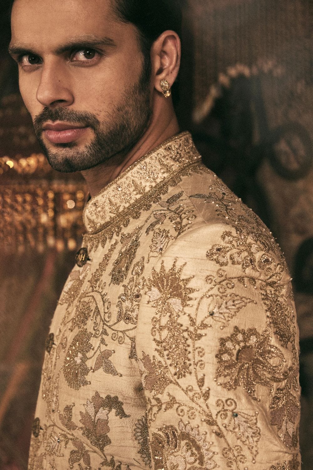 Ivory -Gold Sherwani