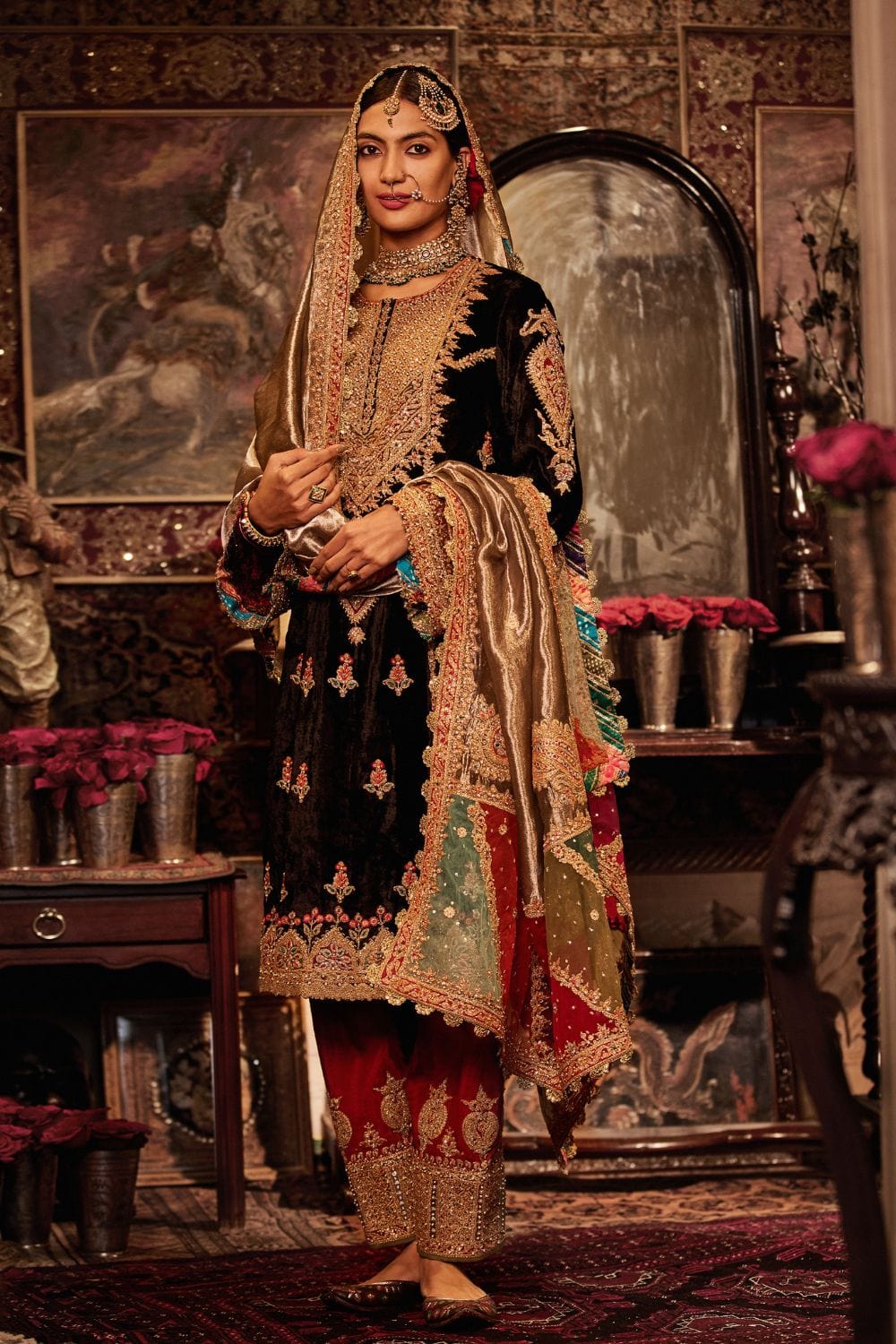 Black Kurta Set
