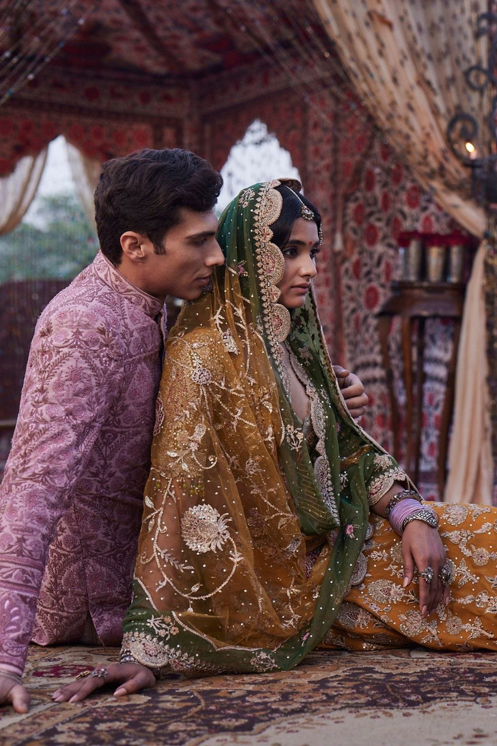 Lilac Sherwani set
