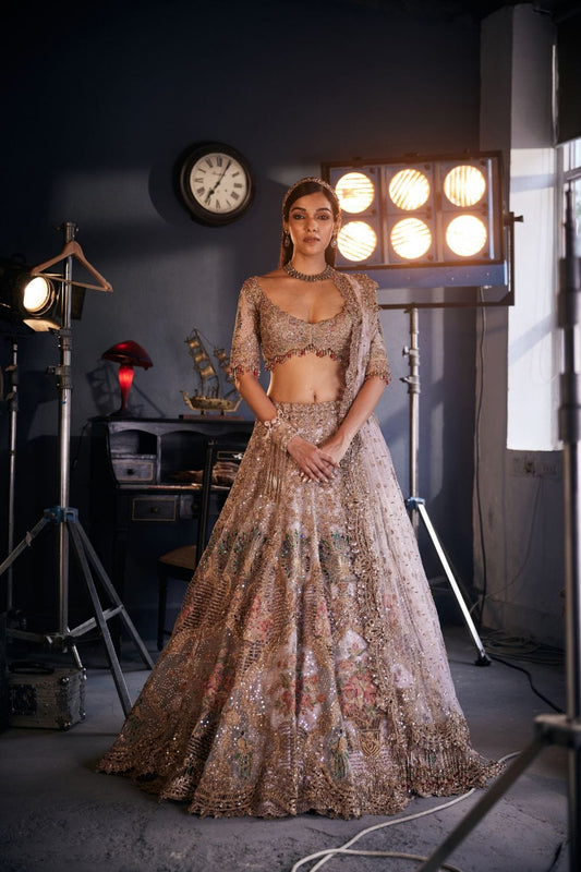 Blush pink Lehenga Set