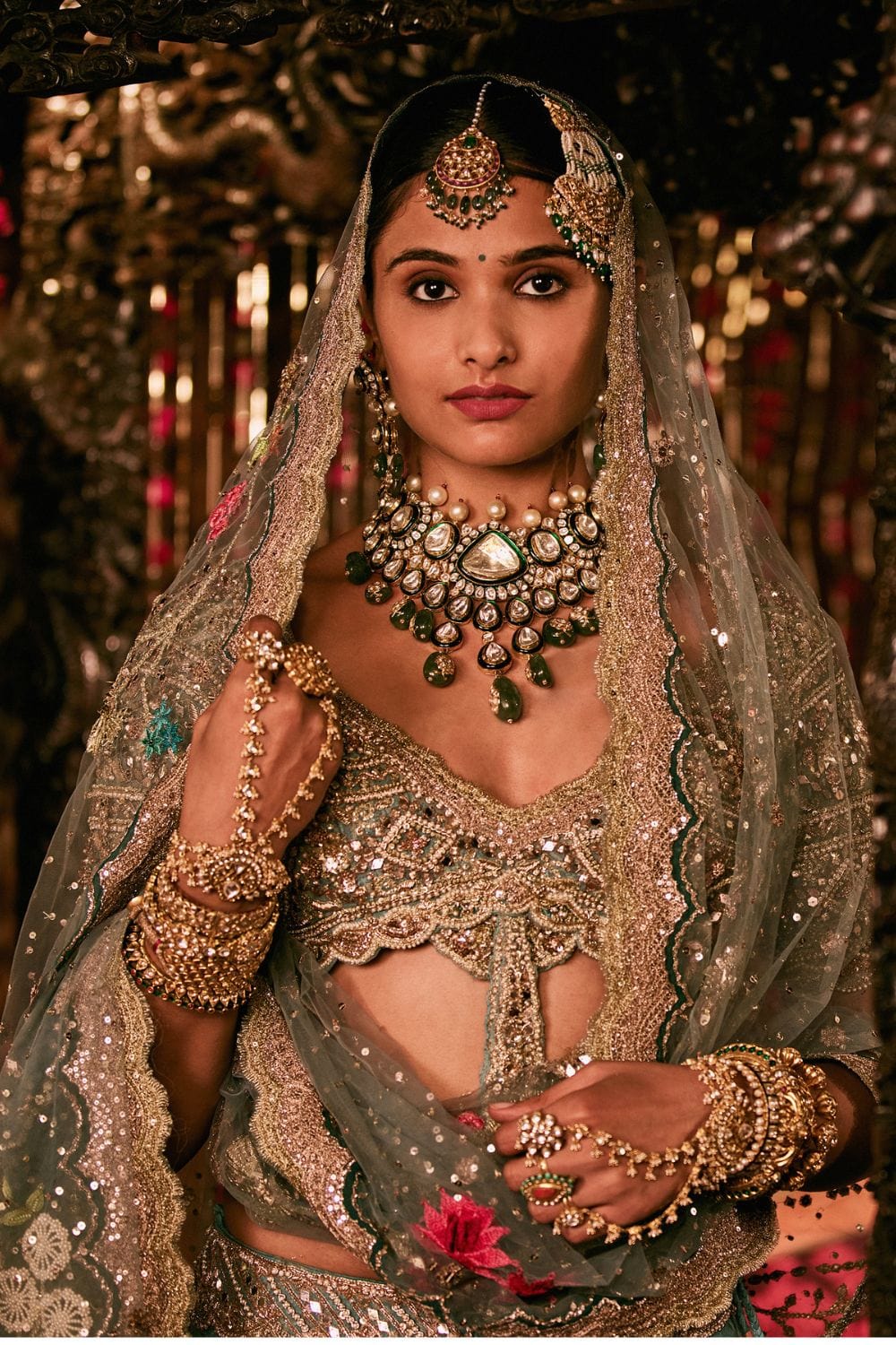 Pale Blue Lehenga set