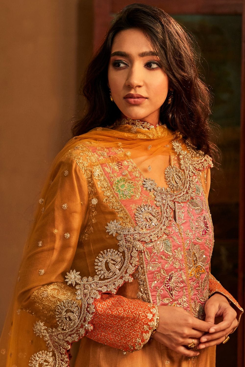 Mustard Kurta and pants set