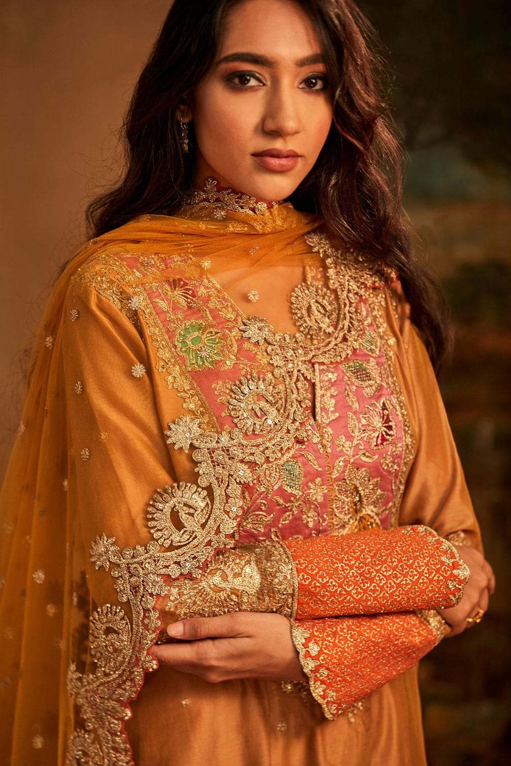 Mustard Kurta and pants set