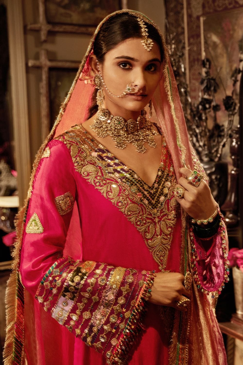 Rani Pink Kurta set