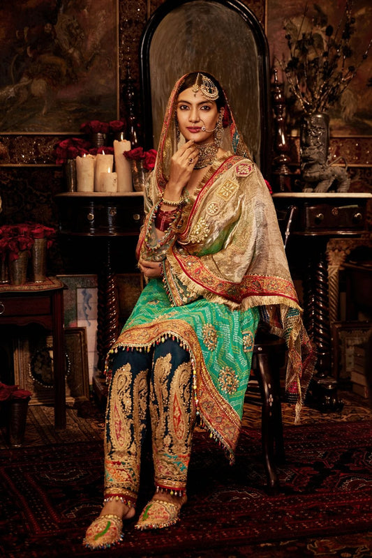 Turquoise kalidar set