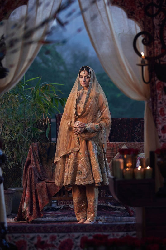 Earthy Mustard Kalidar set