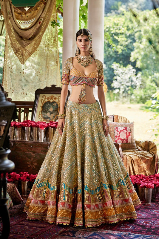 Ice Blue Lehenga Set