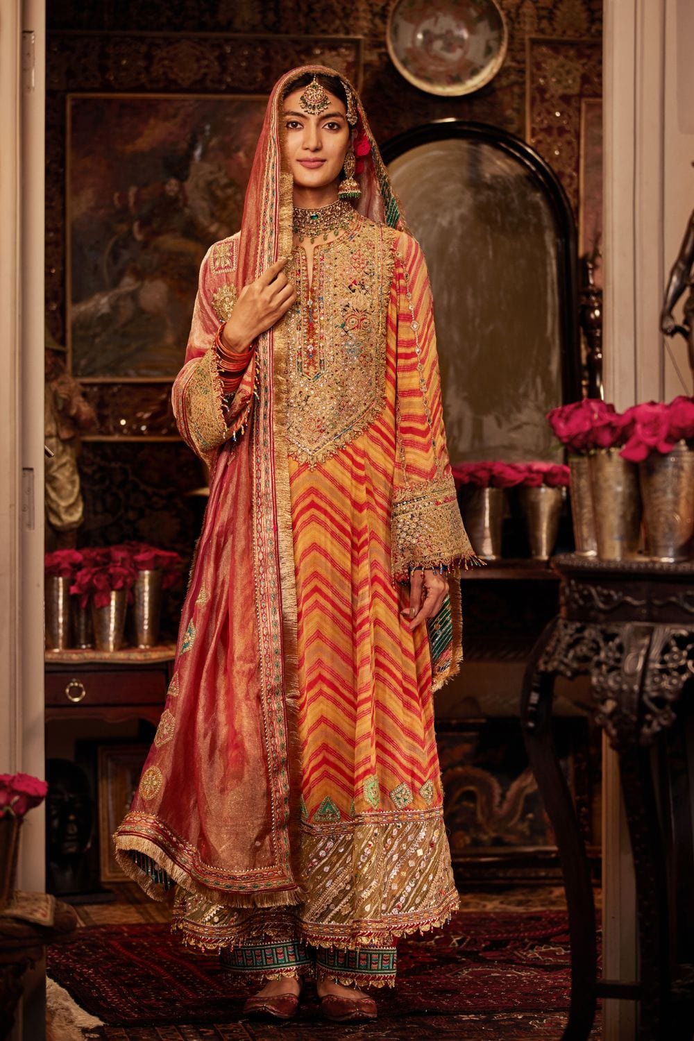 Orange Kurta set