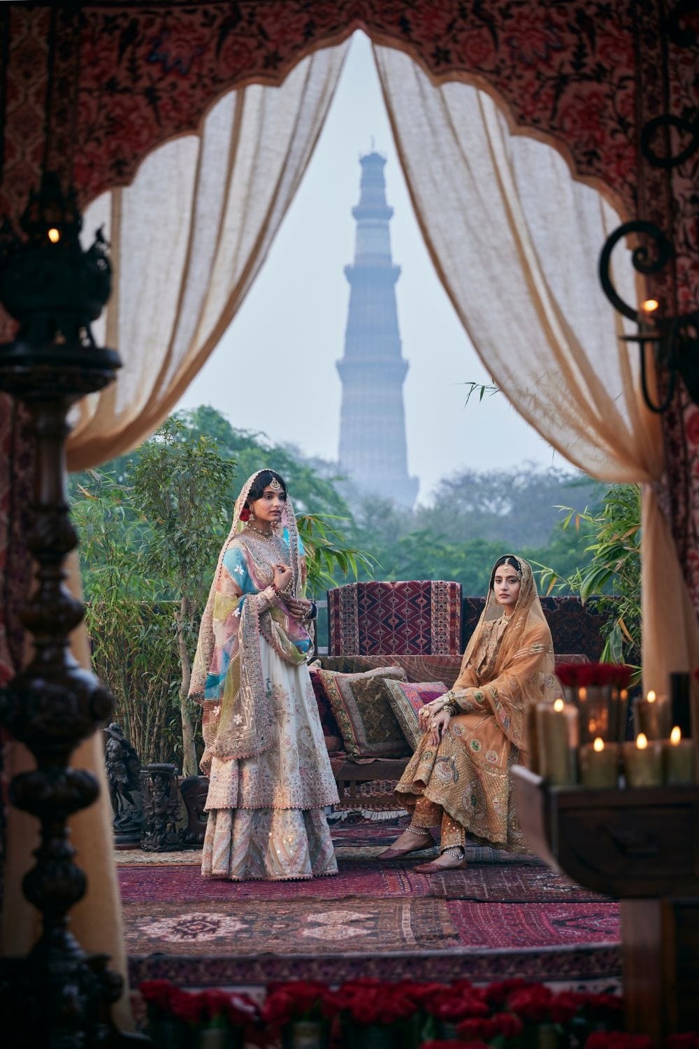 Earthy Mustard Kalidar set