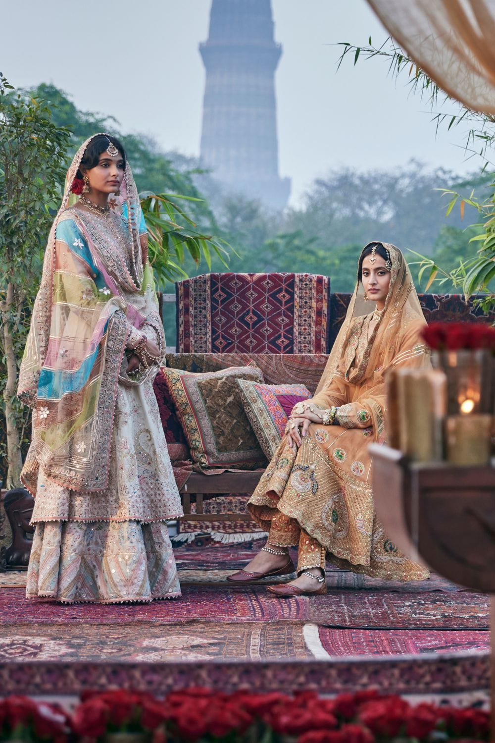 Earthy Mustard Kalidar set