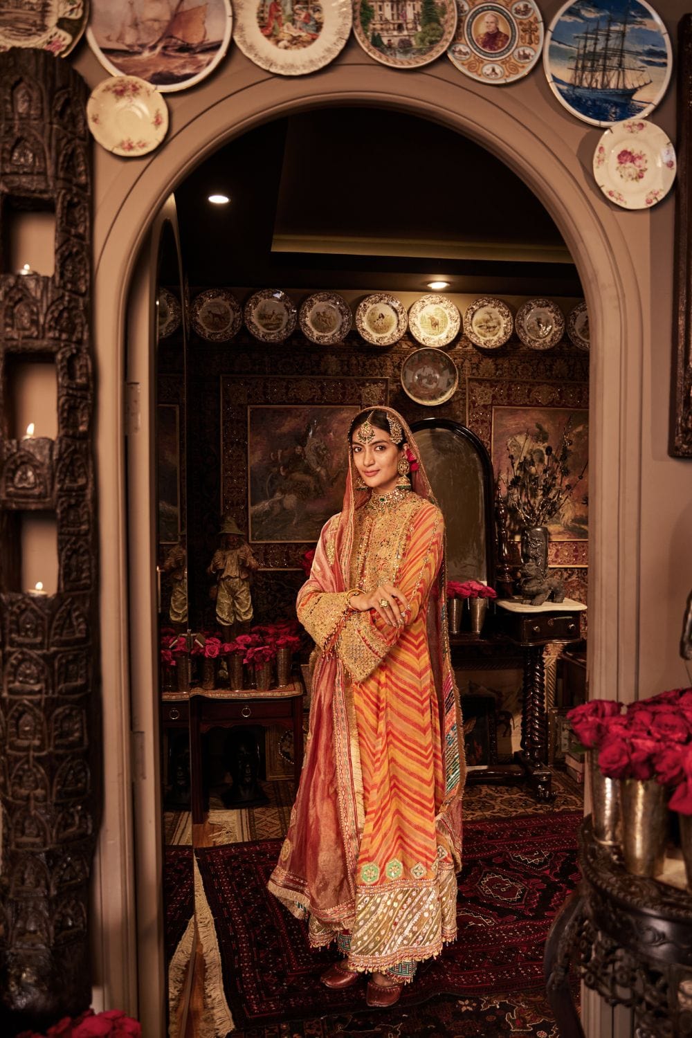 Orange Kurta set