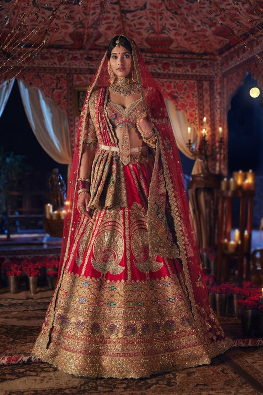Red Lehenga set