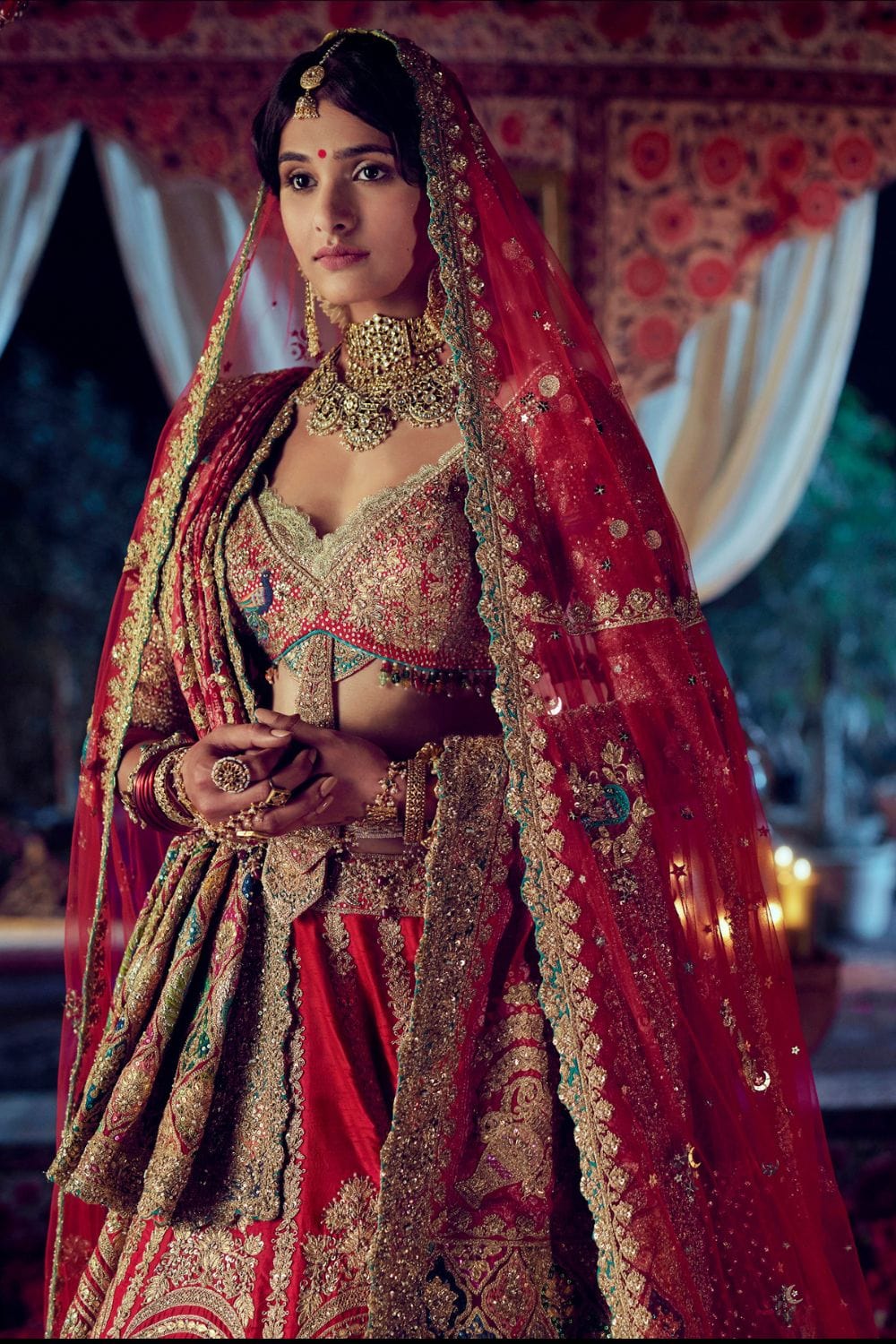 Red Lehenga set