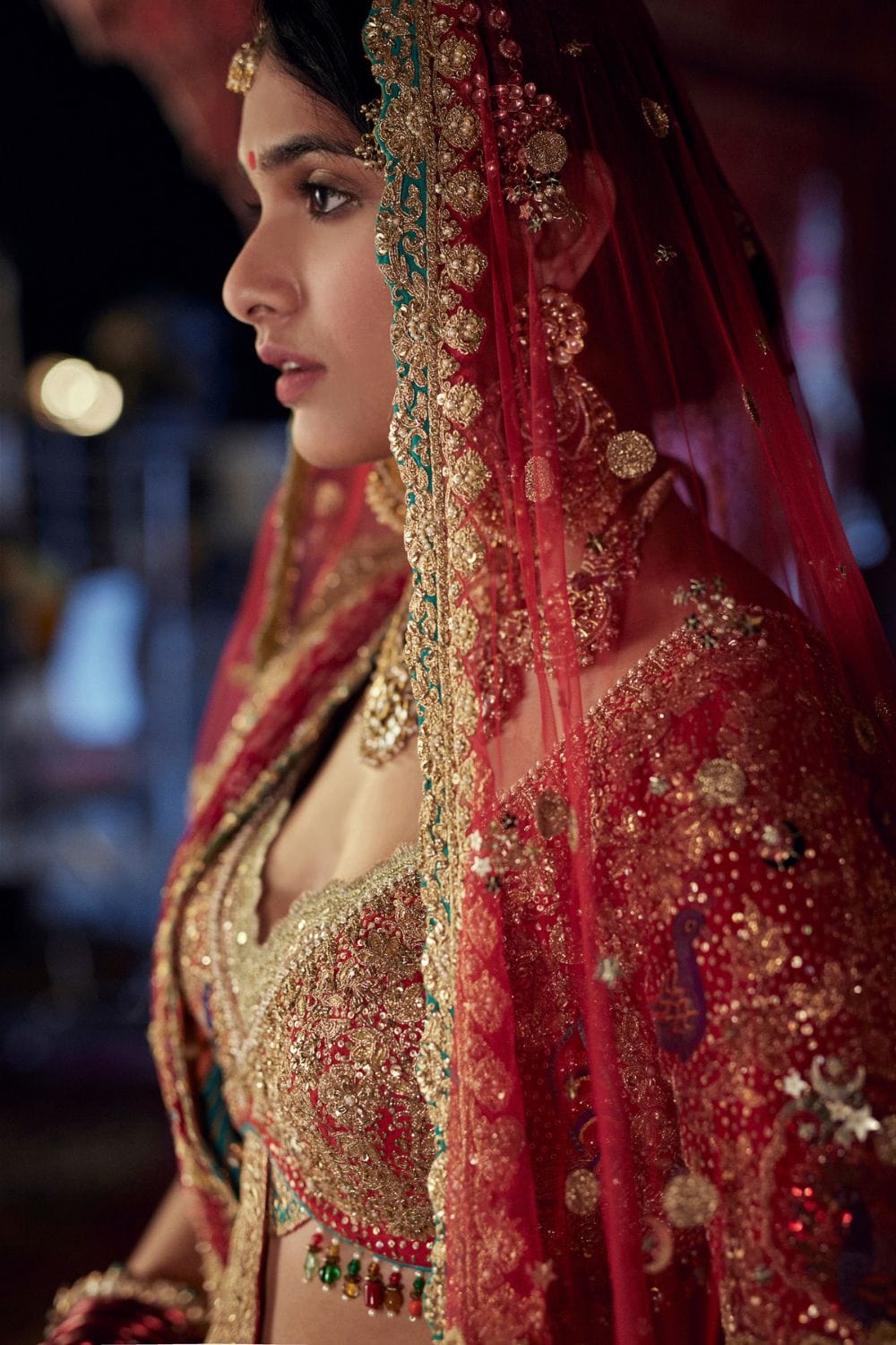 Red Lehenga set